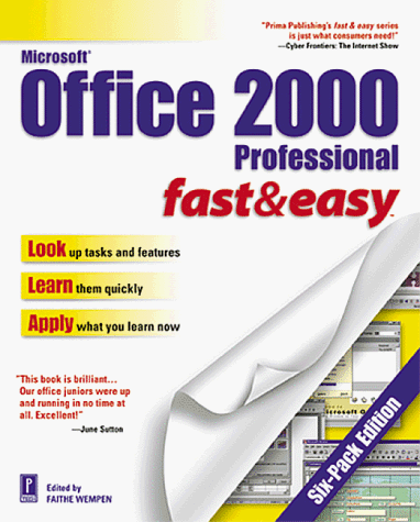 Office 2000 Professional Fast & Easy, Six-Pack Edition