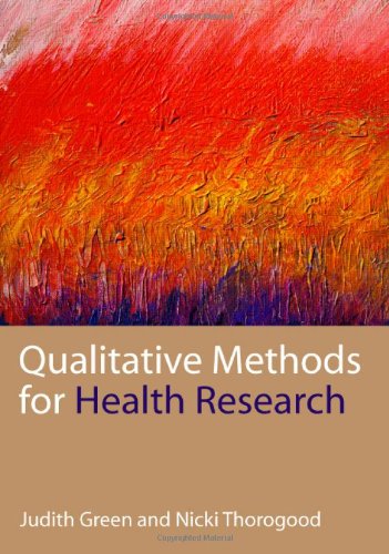 Qualitative Methods for Health Research
