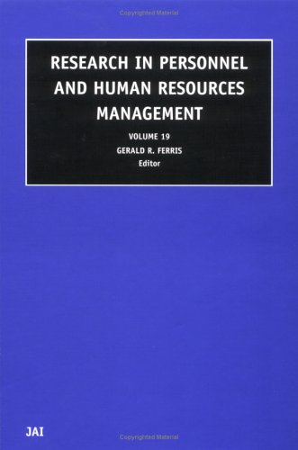 Research in Personnel and Human Resources Management, Volume 19