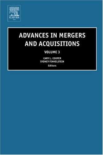 Advances In Mergers And Aquisitions