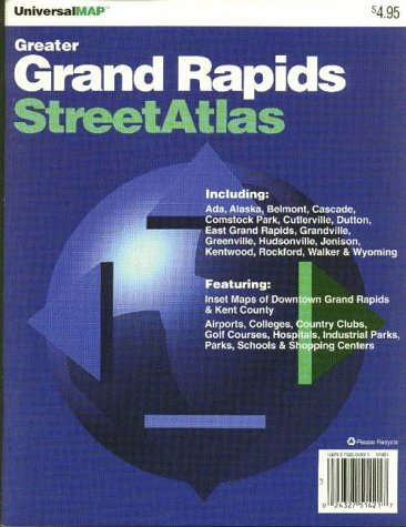 Grand Rapids, MI Street Atlas -1 Color