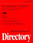 Fire Resistance Directory 2000