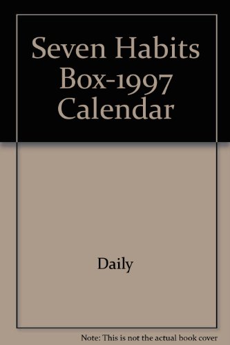 Seven Habits Box-1997 Calendar