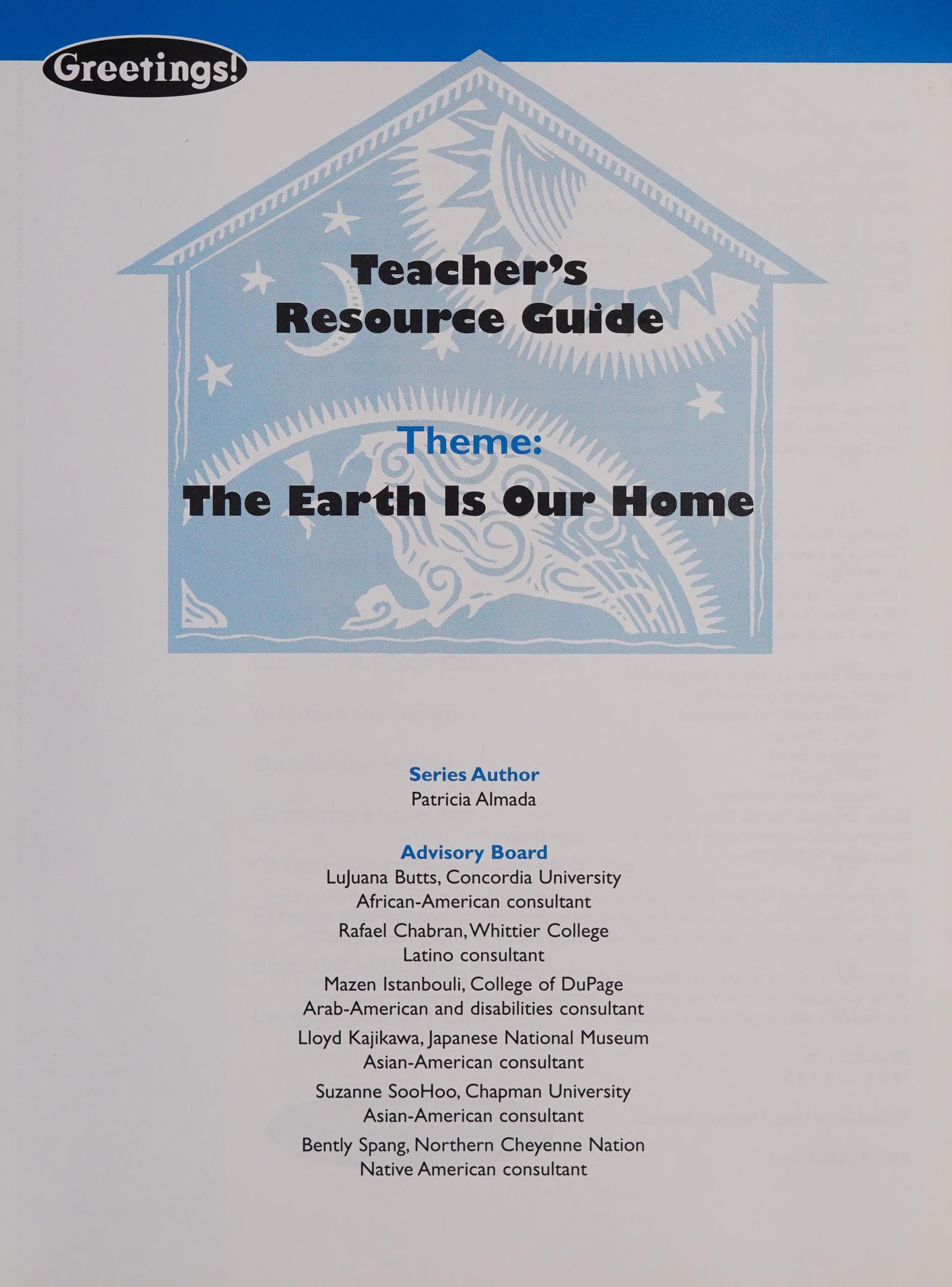 Grt Bl Earth Is Our Home Tg