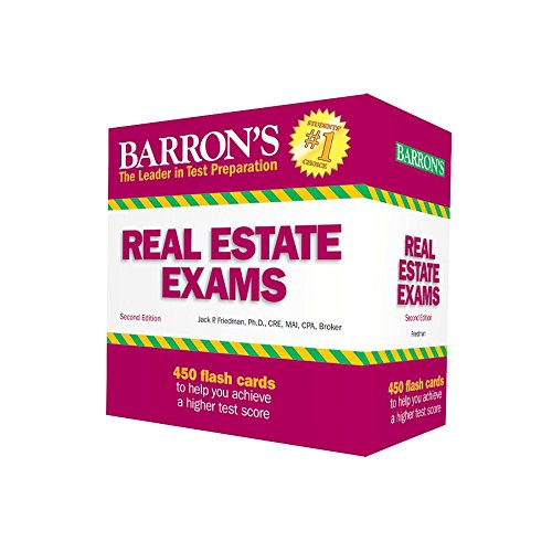 Barron'S Real Estate Exam Flash Cards
