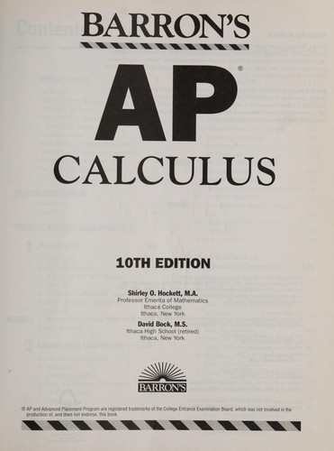 Barron's AP Calculus