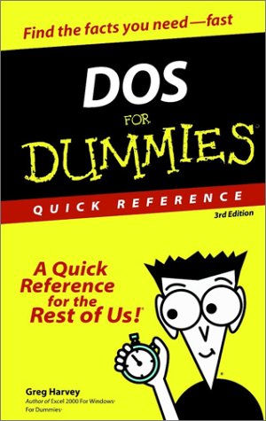 DOS for dummies quick reference