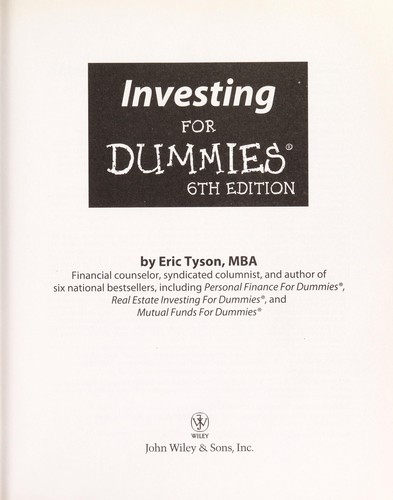 Investing for Dummies