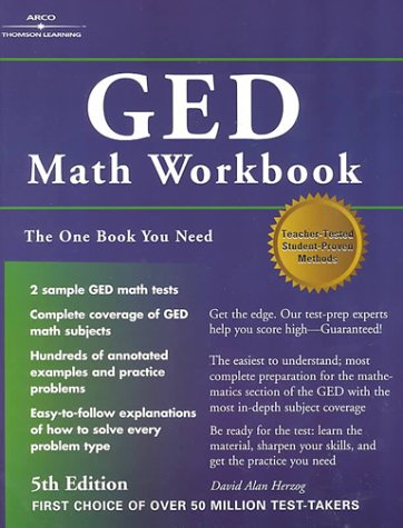 GED Math Workbook, 5/E