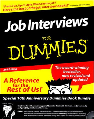Job Interviews for Dummies & Job Hunting Bundle, Dummies Month #10