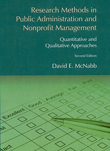 Research Methods in Public Administration and Nonprofit Management