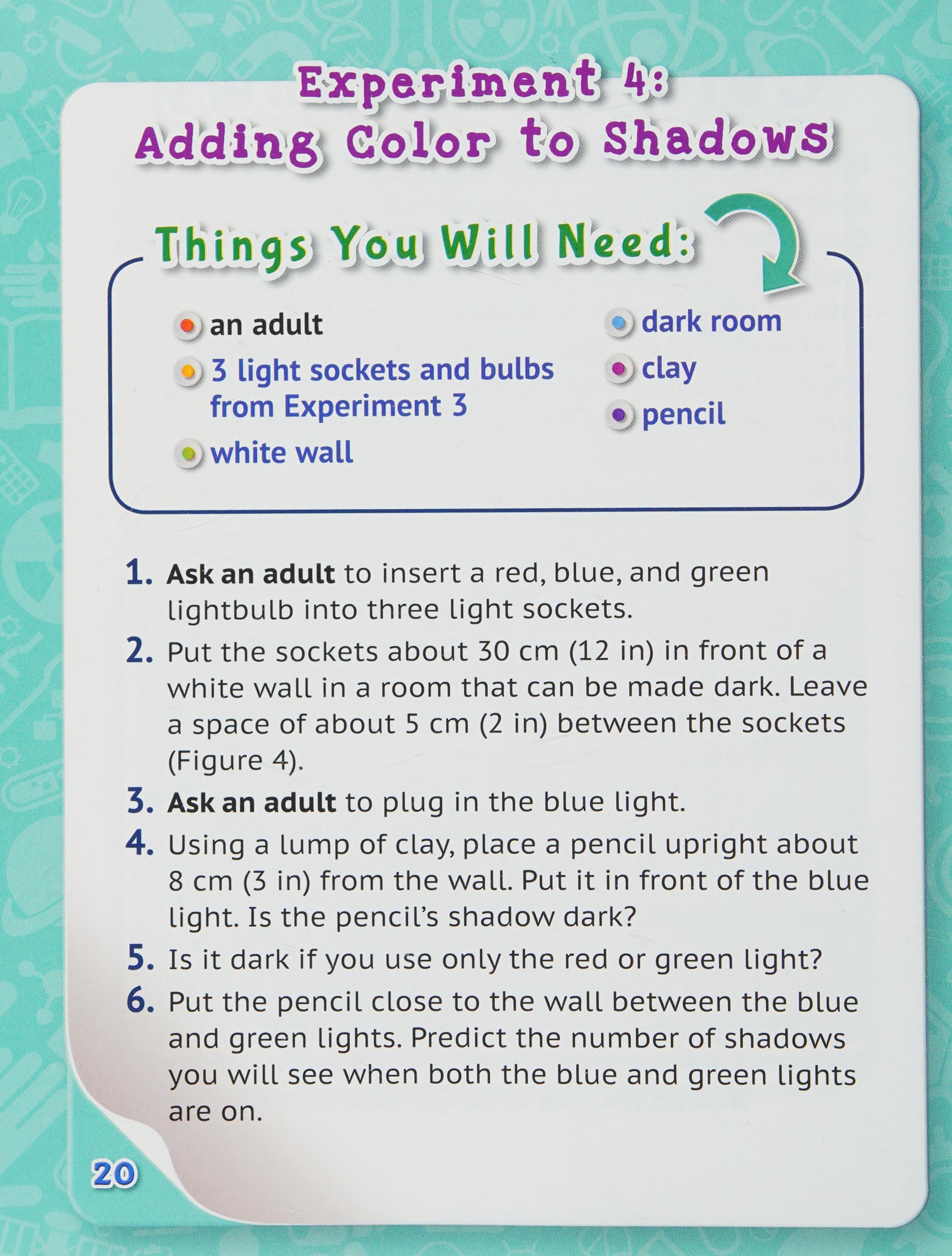 A Kid's Book of Experiments with Color