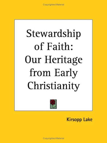 Stewardship of Faith