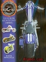Biker Bonanaz Sticker Activity Book Orange County Choppers