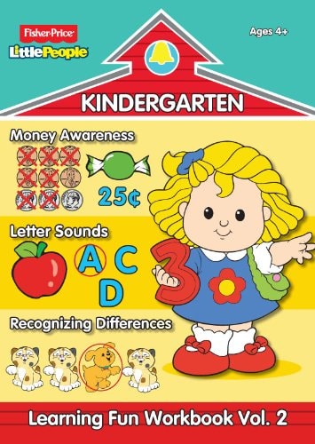 Fisher Price Little People Kindergarten Workbook-Volume 2