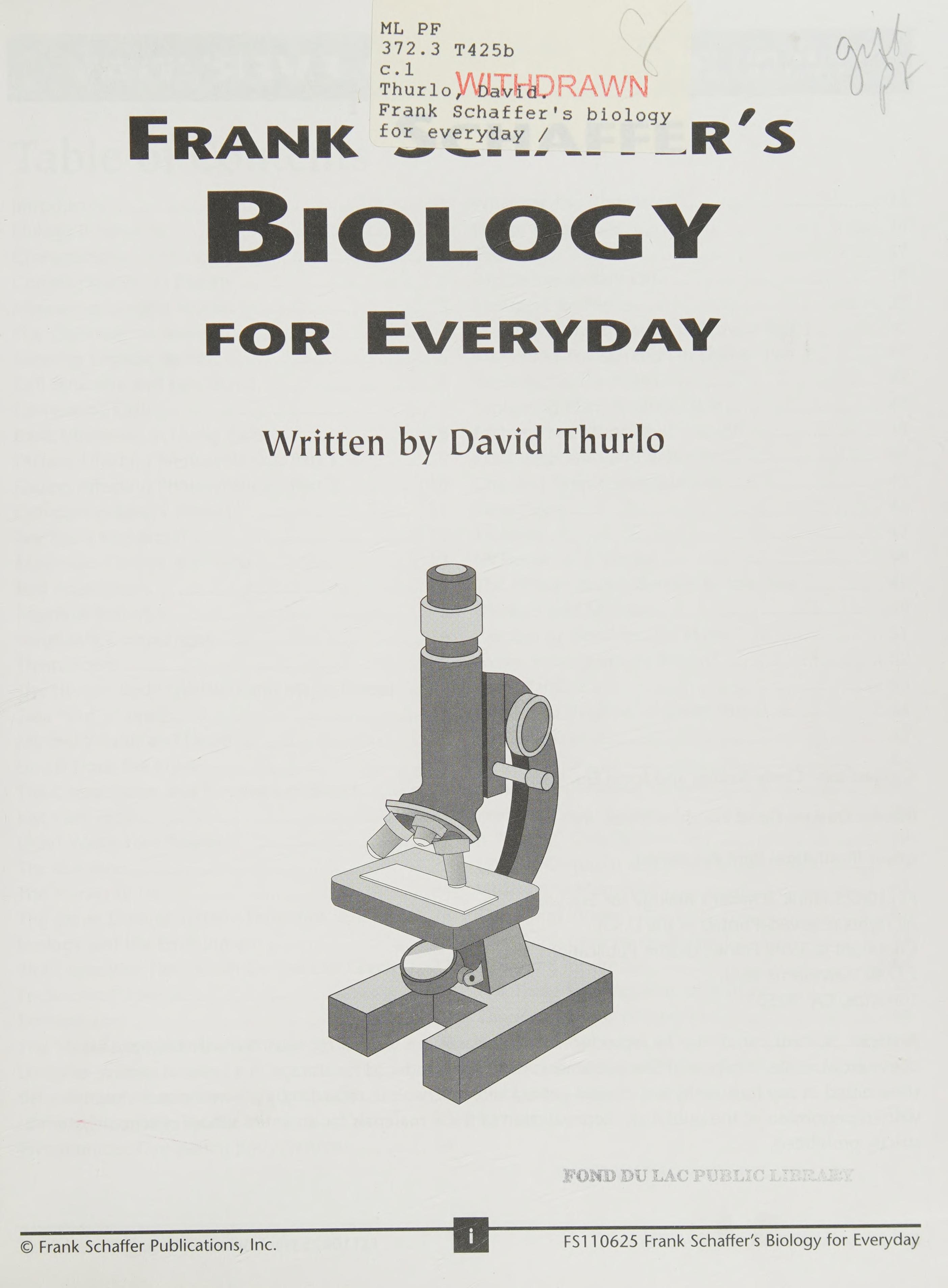 Everyday Biology