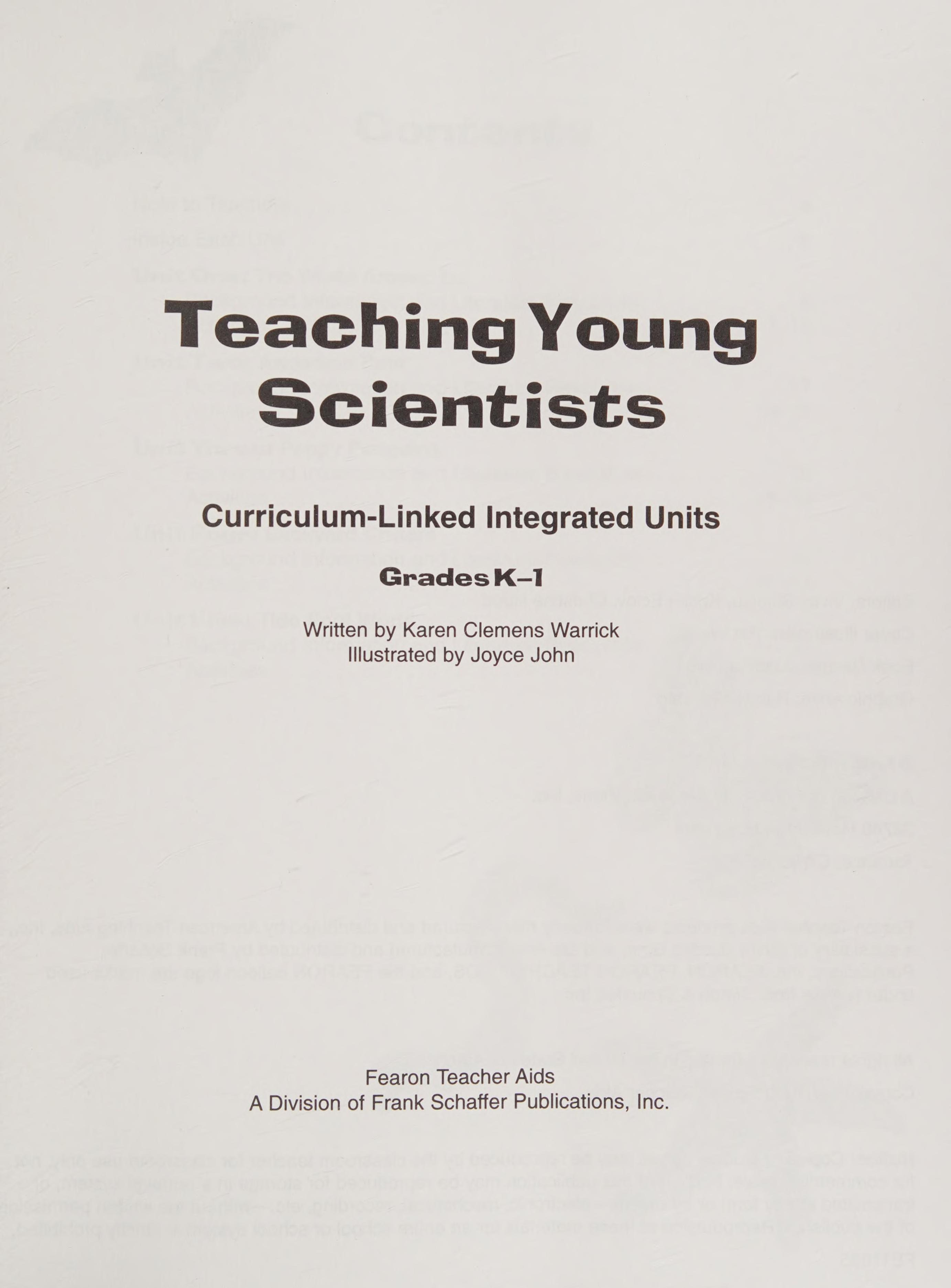 Teaching Young Scientists