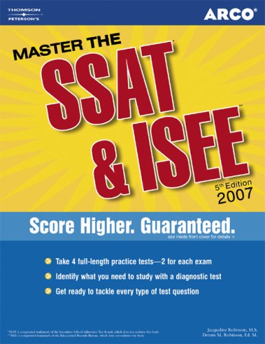 Master The SSAT And ISEE 2007