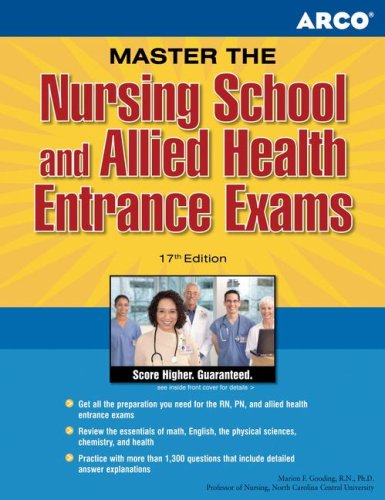 ARCO Master the Nursing School and Allied Health Entrance Exams, 17th Edition