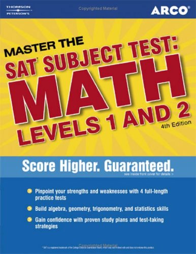 Master SAT II Math 1c and 2c 4th Ed