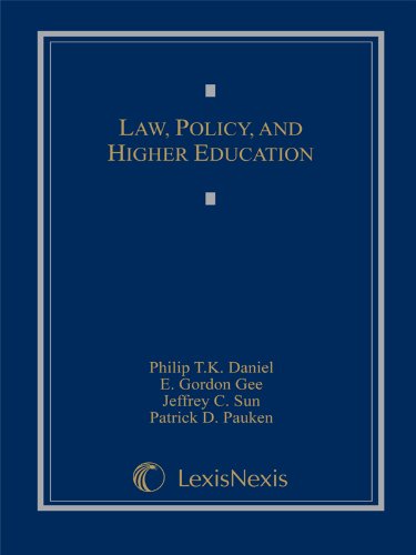 Law policy and higher education