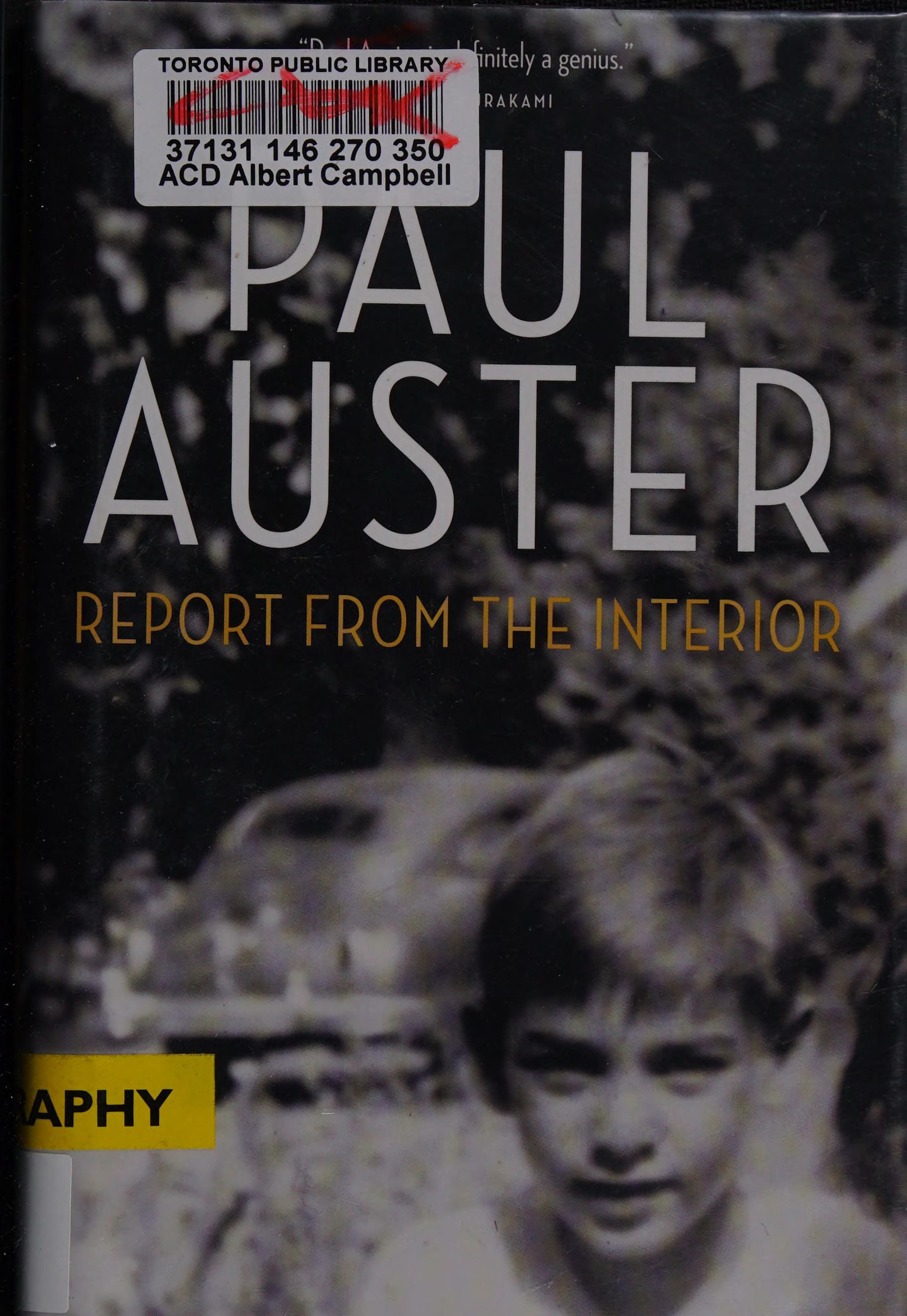 Report from the Interior