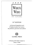 Who's Who in Canada 2000