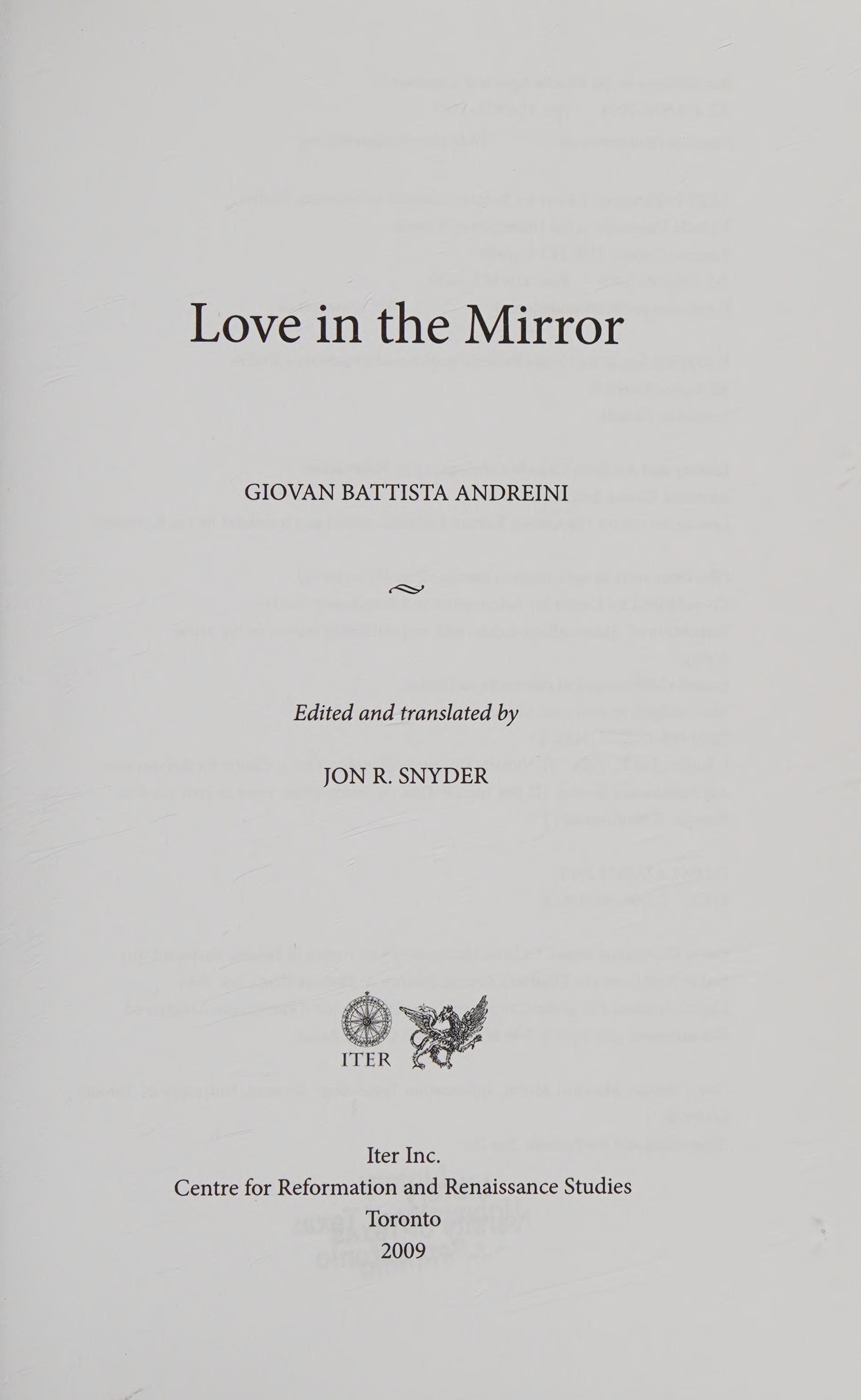 Love In The Mirror