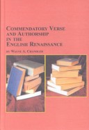 Commendatory Verse And Authorship In The English Renaissance