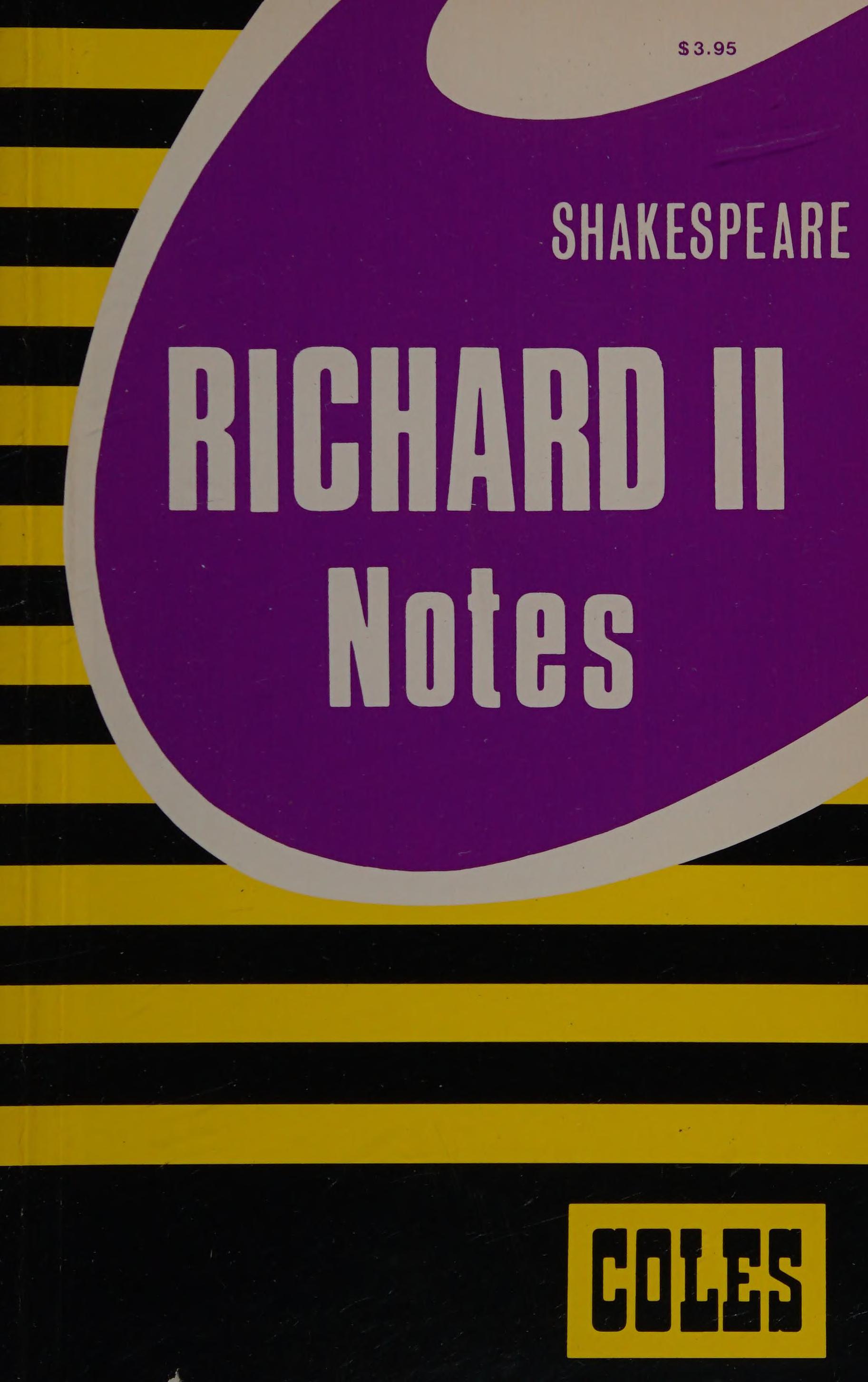 Richard II Notes