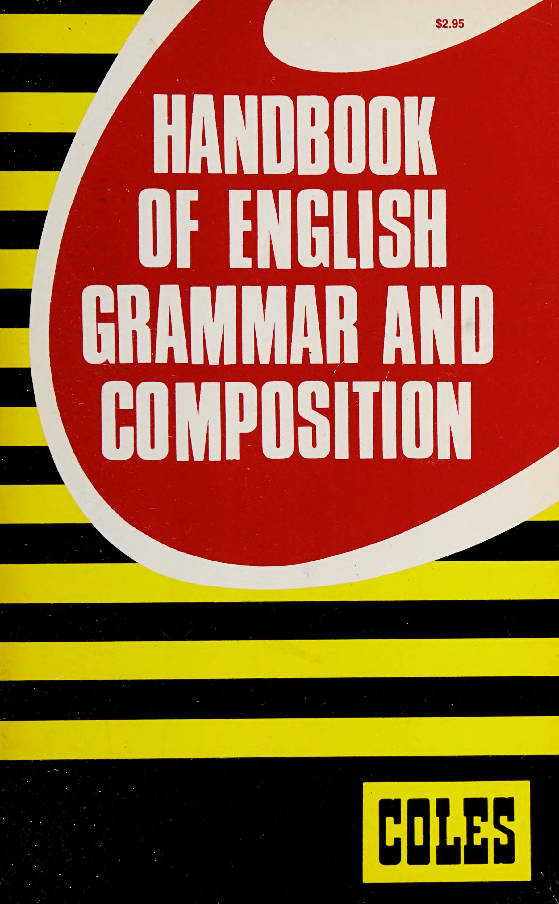 Handbook Of English Grammar And Composition