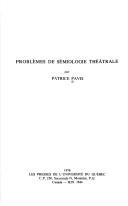 Problemes de semiologie theatrale