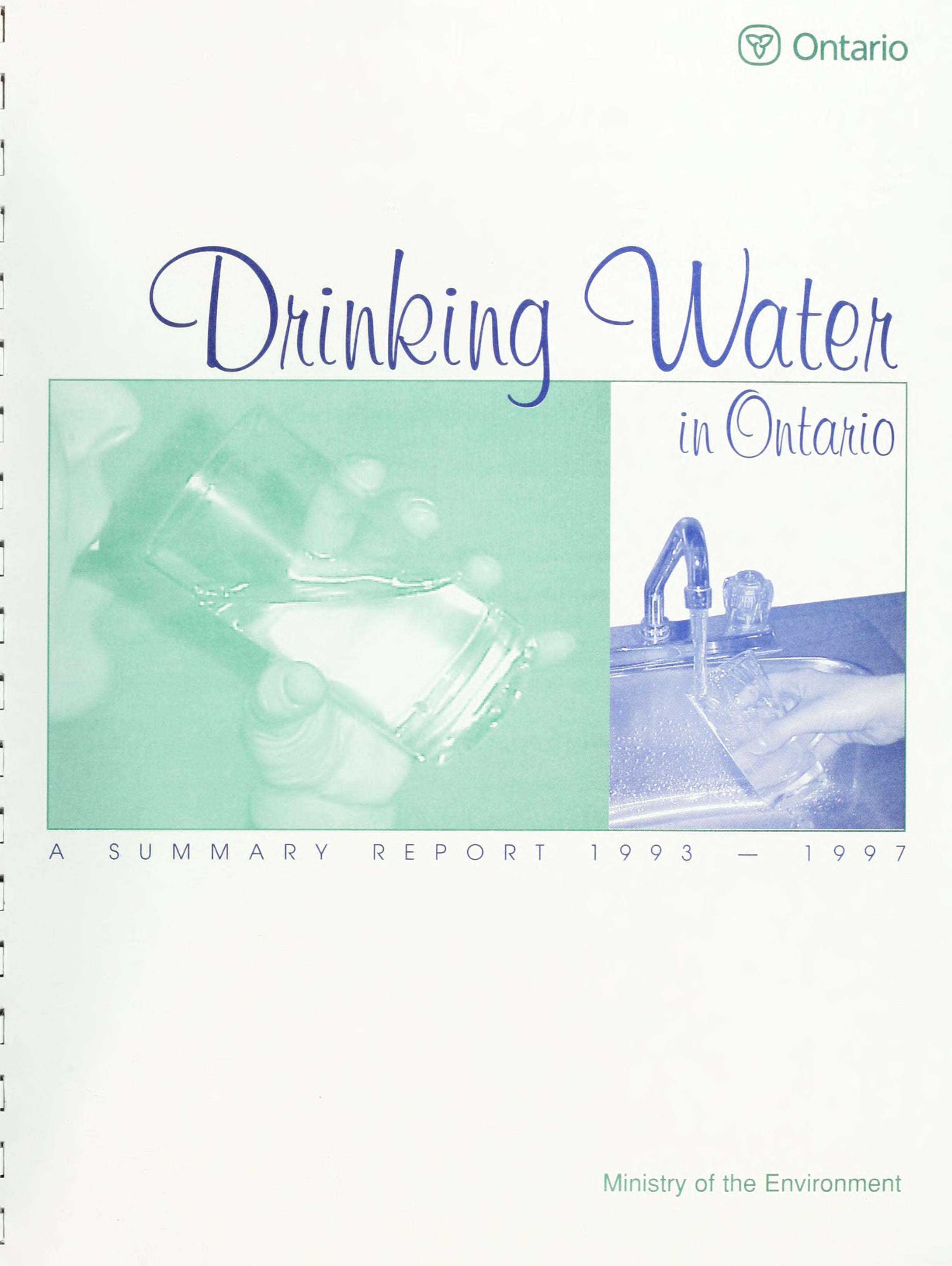 Drinking Water in Ontario