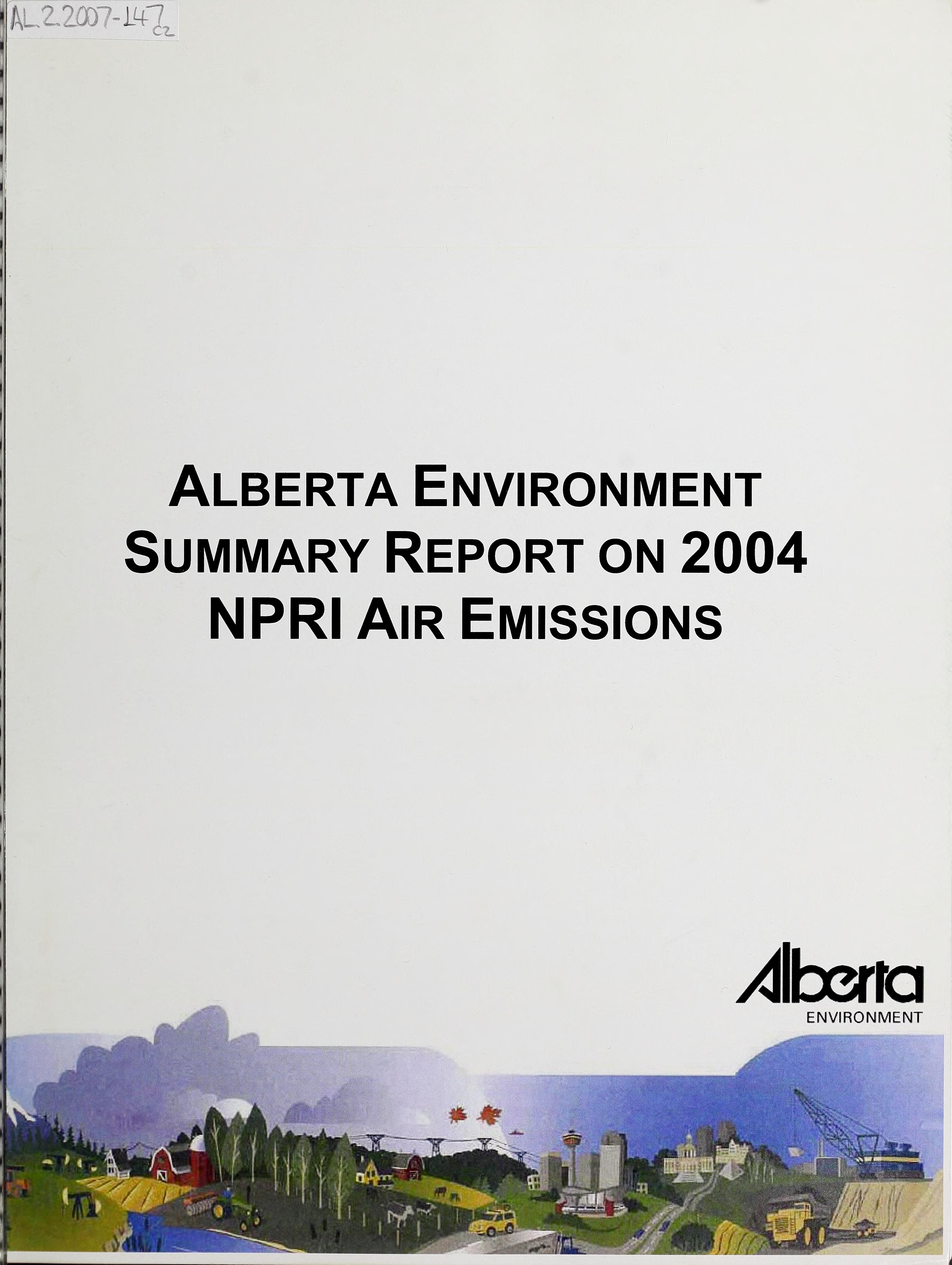 Alberta Environment Summary Report on 2004 NPRI Air Emissions.