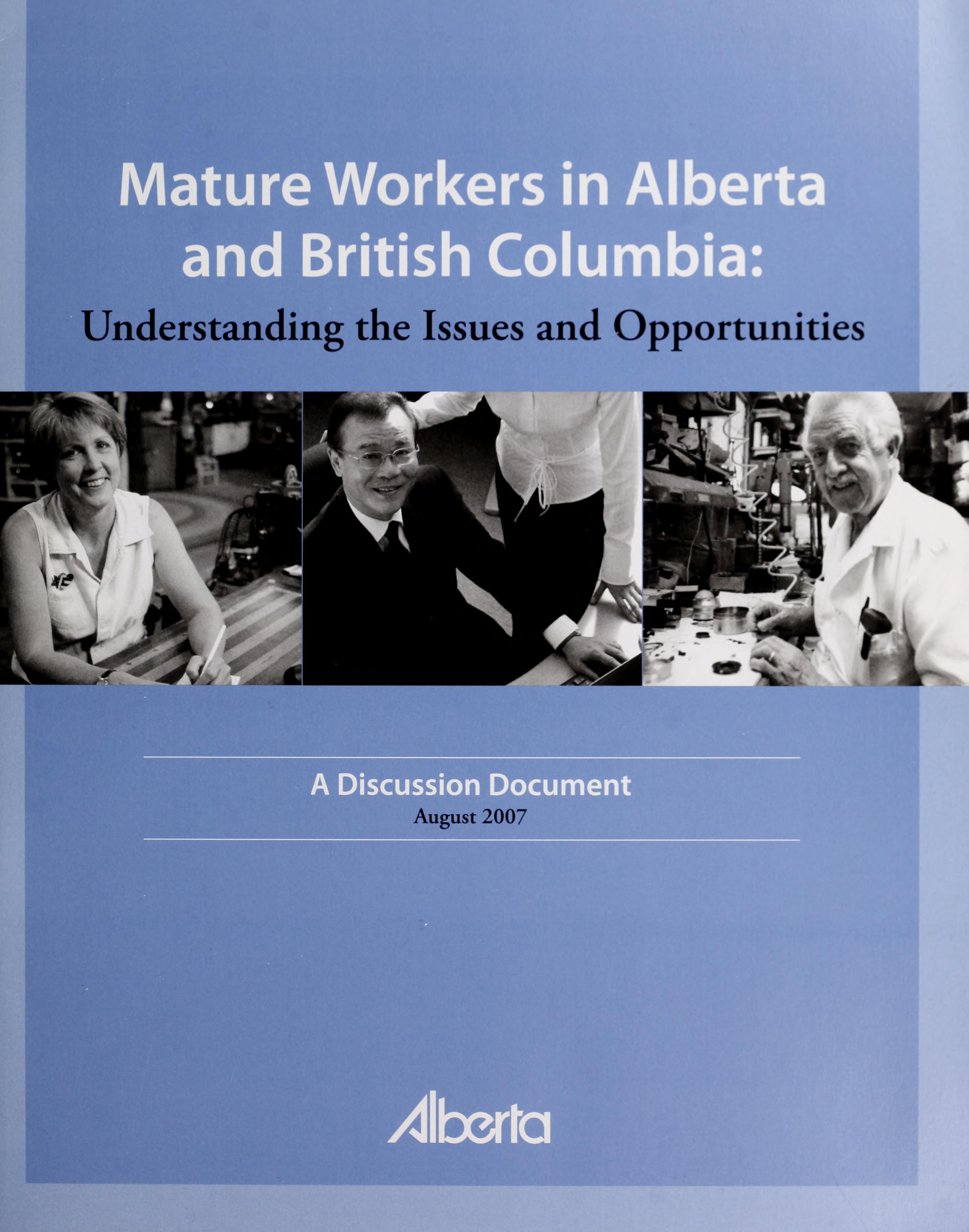 Mature Workers in Alberta and British Columbia