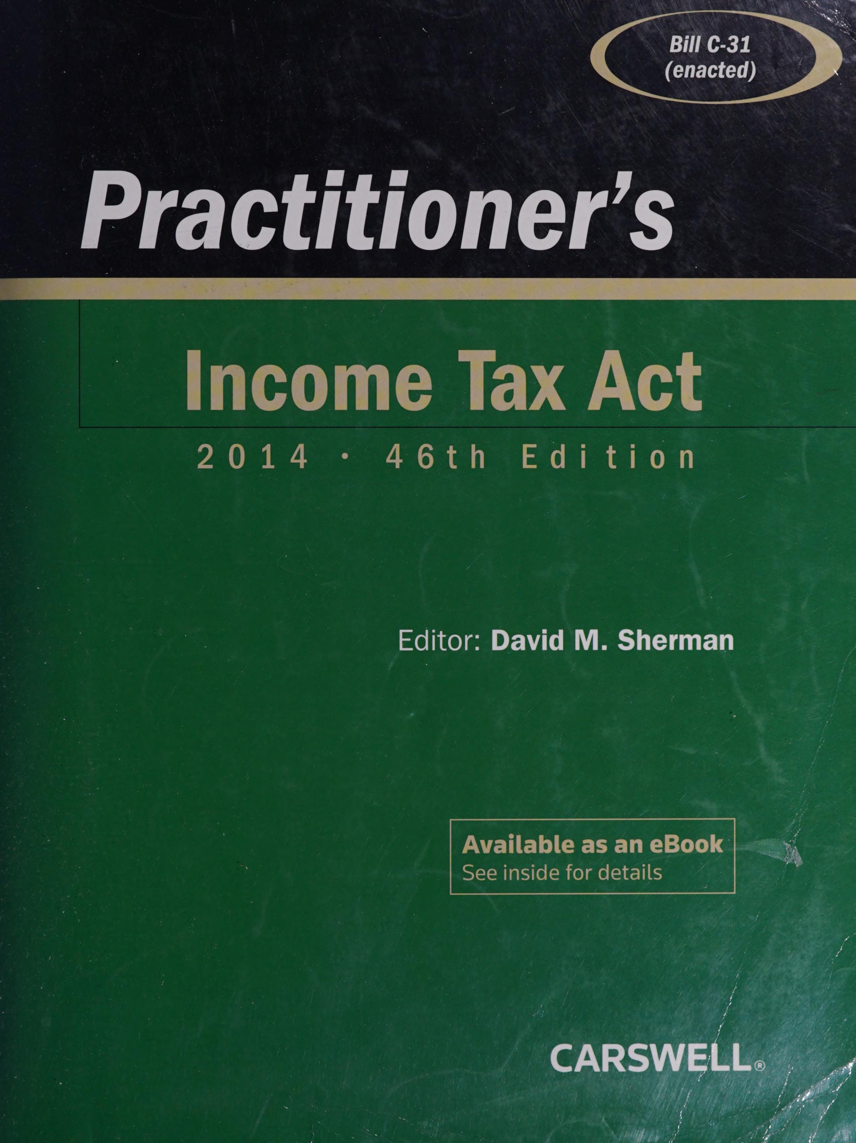 Practitioner's Income Tax Act 2014, 46th Edition