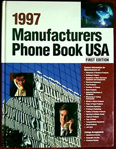 Manufacturers Phone Book Usa 1997
