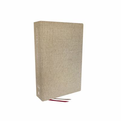 NKJV, Interleaved Bible, Journal Edition, Hardcover, Tan, Red Letter, Comfort Print