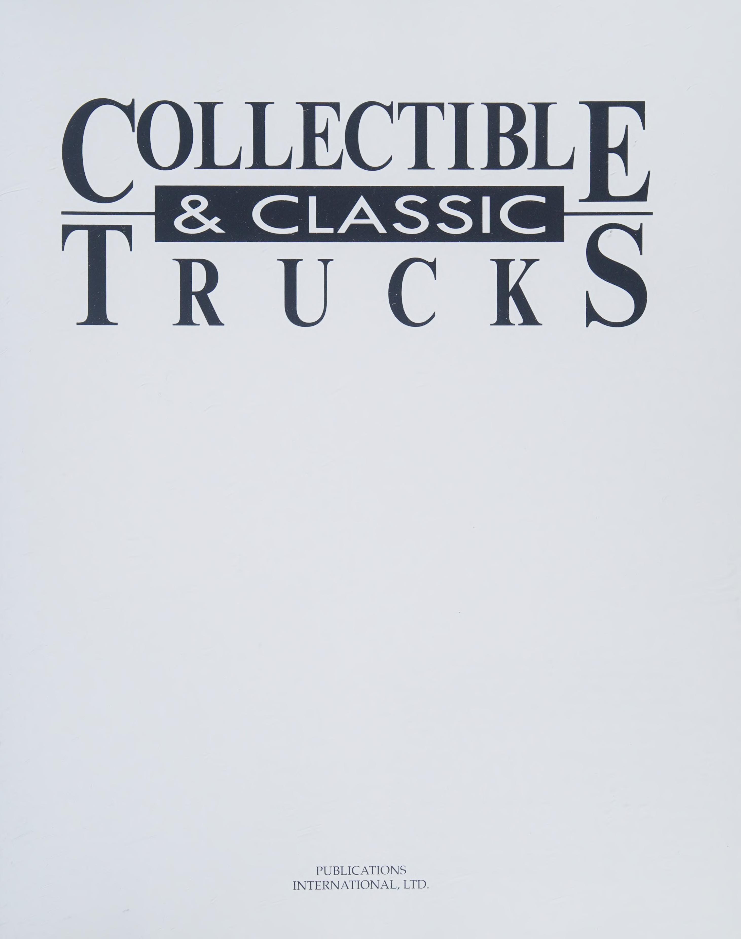Collectible And Classic Trucks