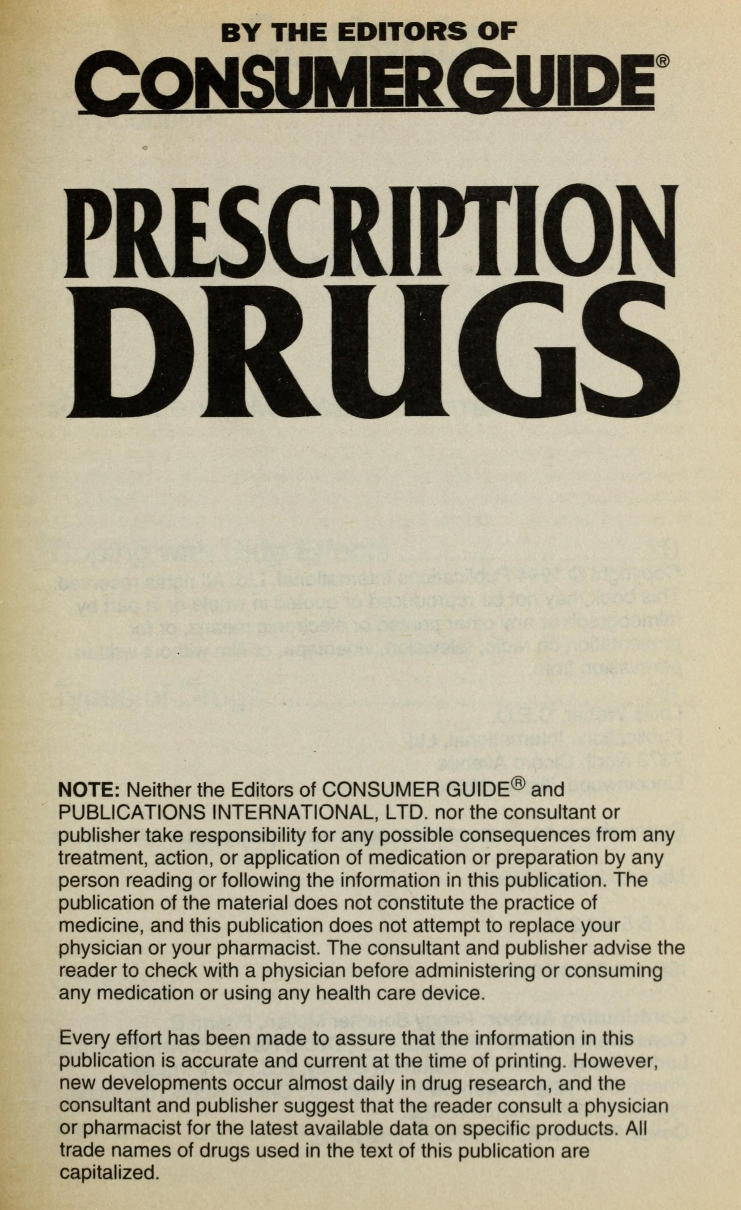 Prescription Drugs