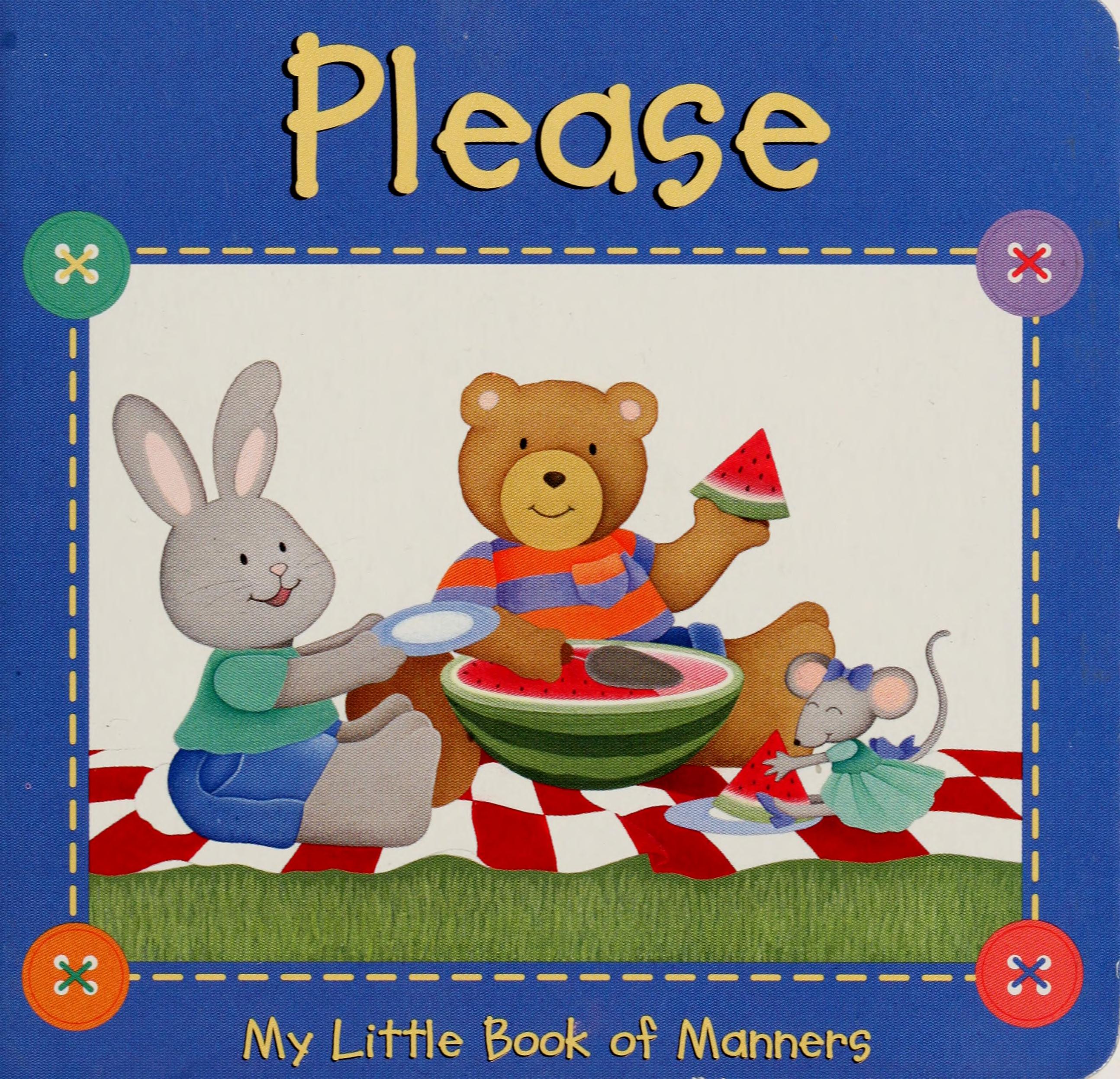 Please: My Little Book Of Manners
