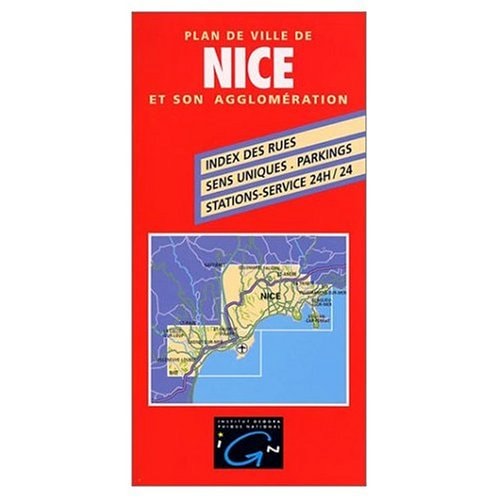 Nice (France) Institut Geographique National City Map