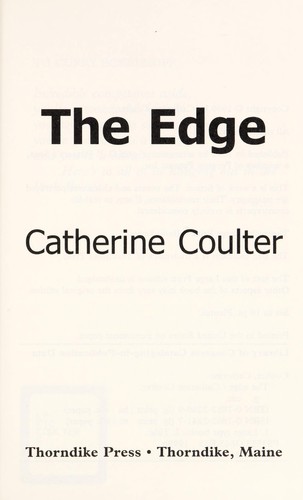 The Edge by Catherine Coulter, ISBN 9780786222407