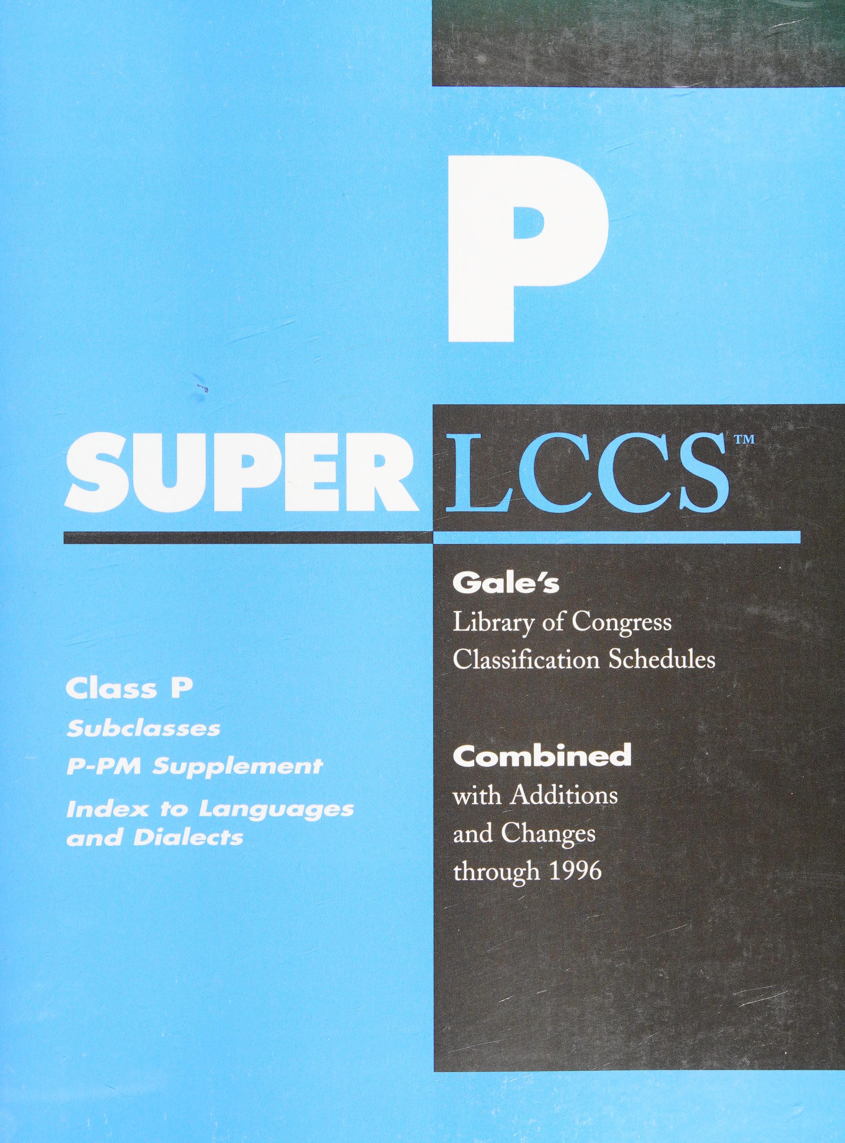 Superlccs 96 Schedule P-Pm