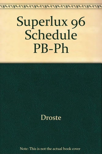 Superlux 96 Schedule PB-Ph