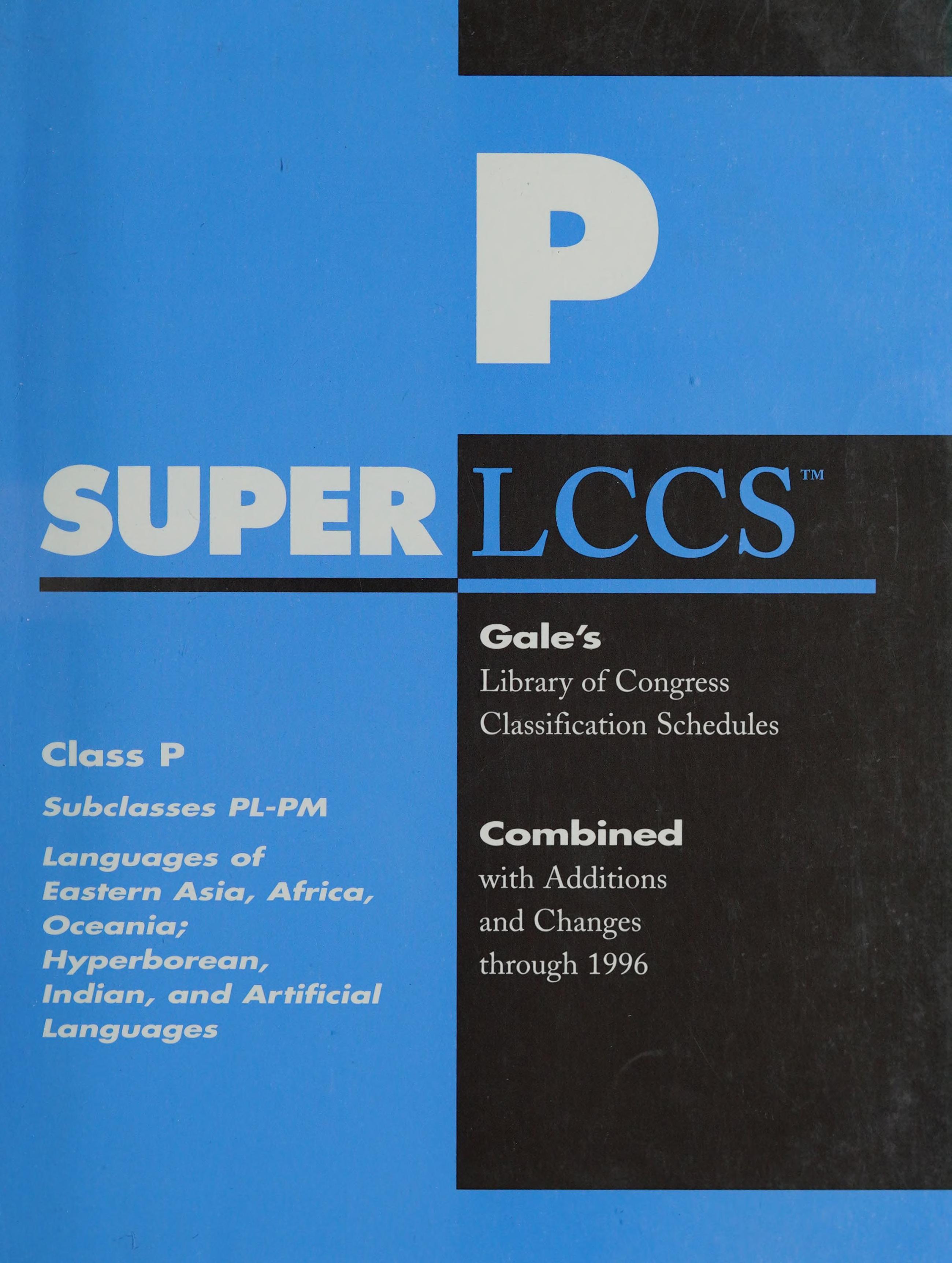 Superlccs 96 Schedule Pl-Pm