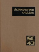SC Volume 43 Shakespearean Criticism