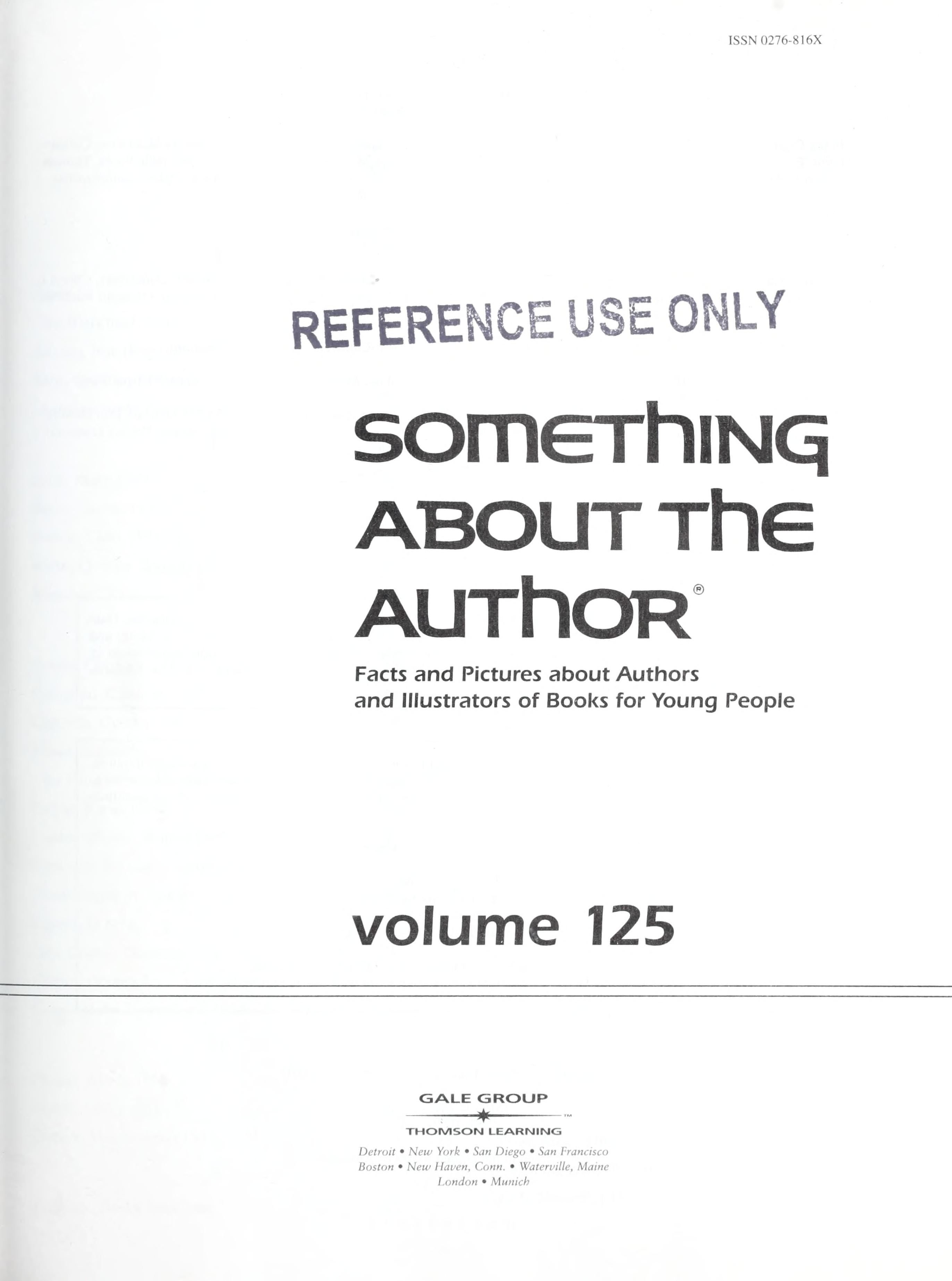 Something About the Author