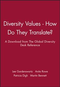 Diversity Values How Do They Translate