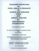 Consumer Protection in Food, Health & Products by Science and Medicine